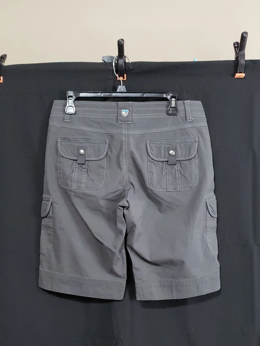 KÜHL Women's Splash Bermuda Shorts In Gray. Size: 8 - Picture 5 of 10